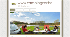 Desktop Screenshot of campingcar.be